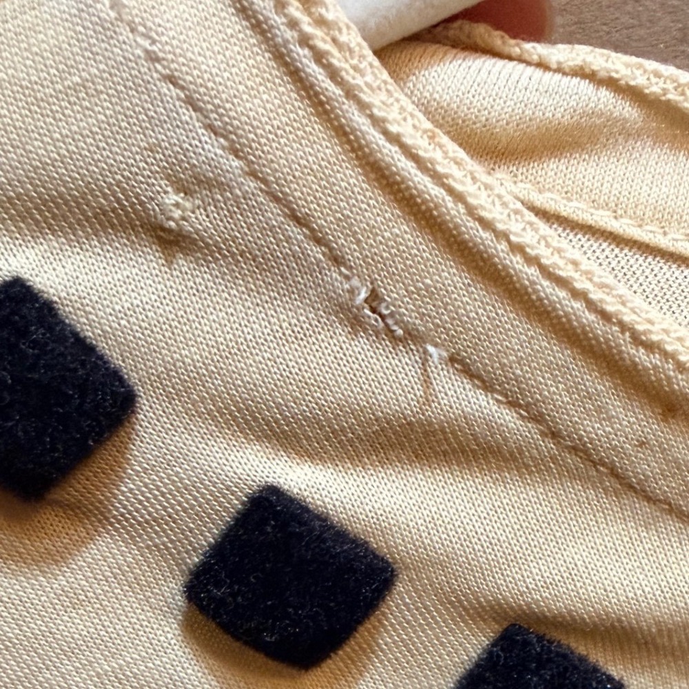 Elisa Cavaletti Daniela Dallavalle Beige Lagenlook Zip Long Sleeve Top Italy - Picture 10 of 11